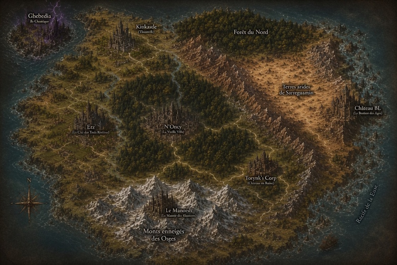Carte du monde